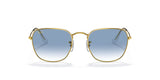 Lentes De Sol Rb Frank Rb3857n (Dorado-Azul Degradado)